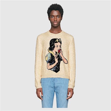 gucci snow white sweater|gucci sweater price.